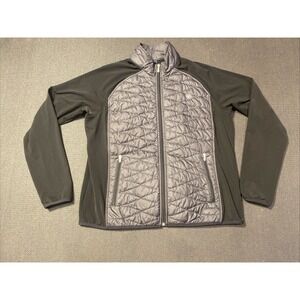 Ariat Cloud 9 Jacket Puffer Size XXL Black Full Zip Up Lightweight Hybrid Fusion